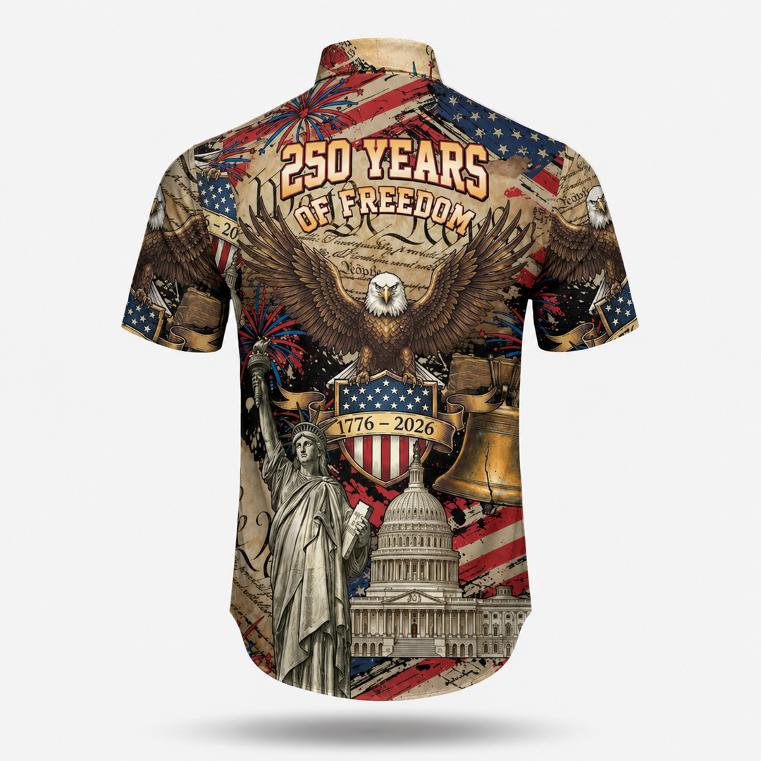 250 Years of Freedom Button Down Shirt