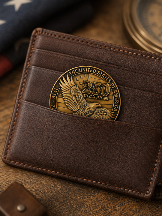 250 Years of Freedom Commemorative Challenge Coin