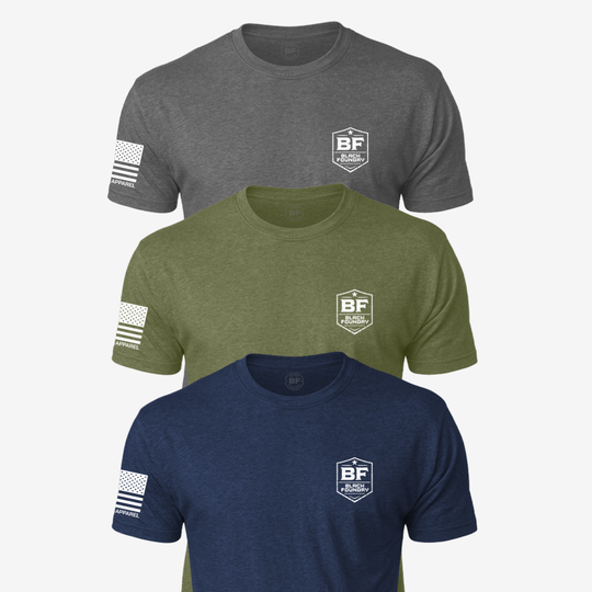 Patriot Pack T Shirt 3 Pack Multi Color