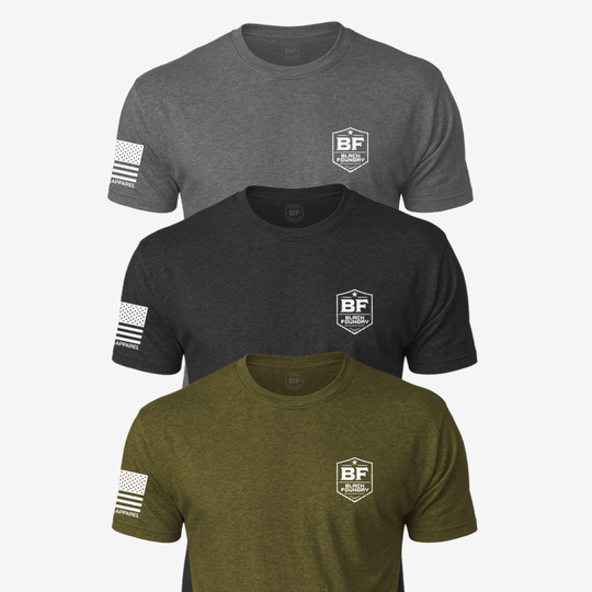 Patriot Pack T Shirt 3 Pack Love Country