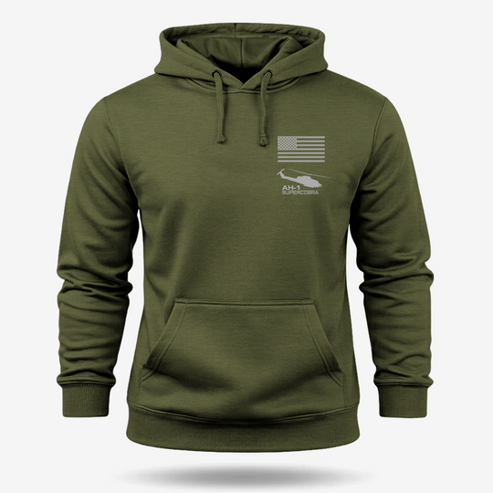 Bell AH-1 SuperCobra Schematic Hoodie