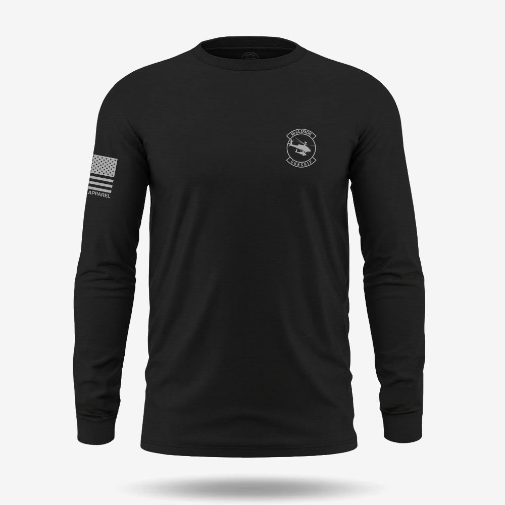 AH-64 Apache Schematic Long Sleeve