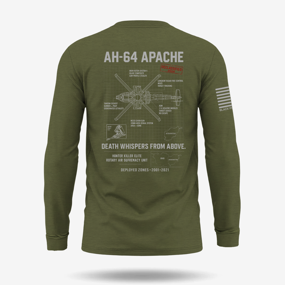 AH-64 Apache Schematic Long Sleeve
