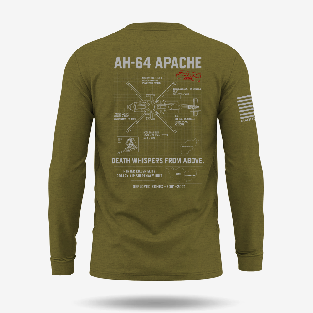 AH-64 Apache Schematic Long Sleeve