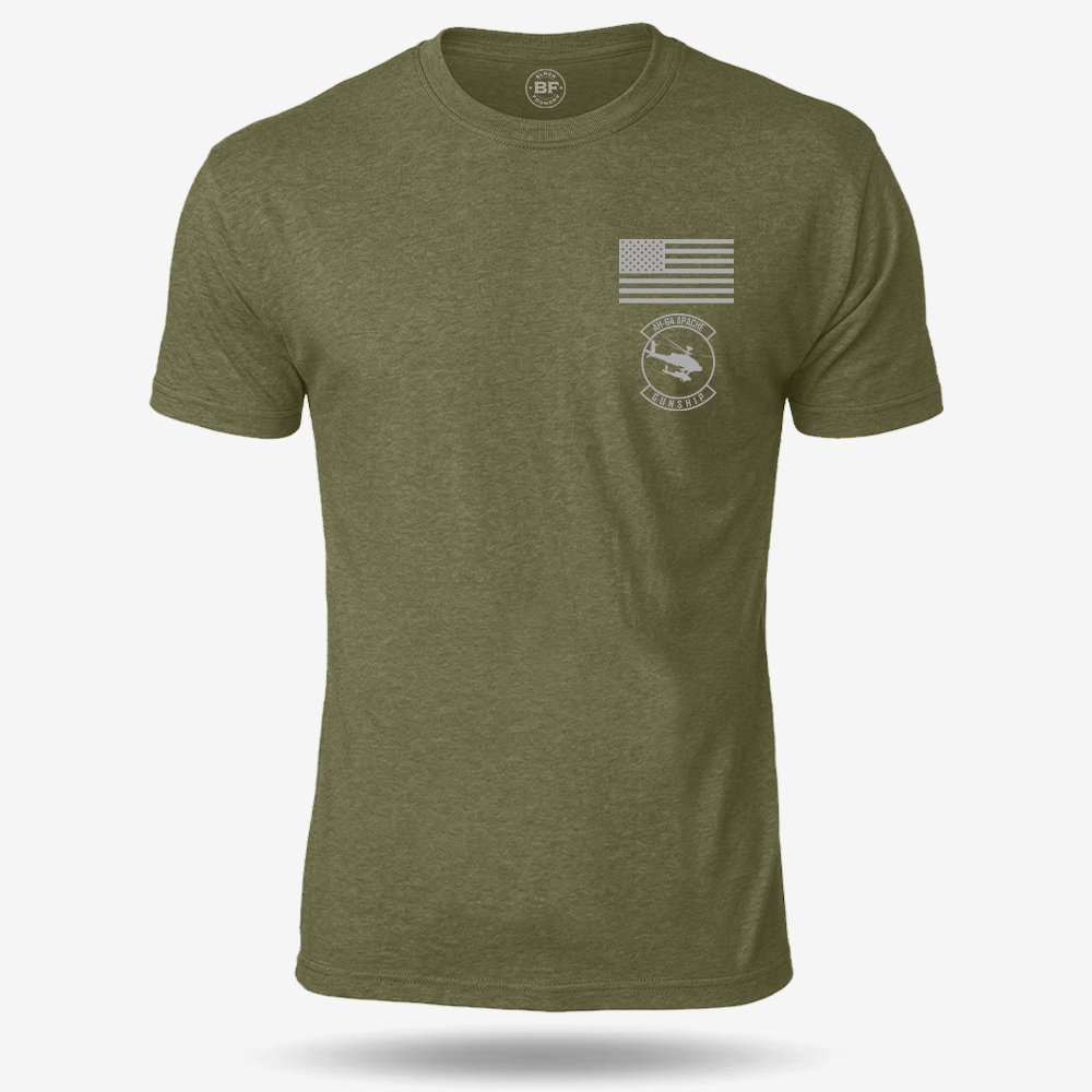 AH-64 Apache Schematic T Shirt