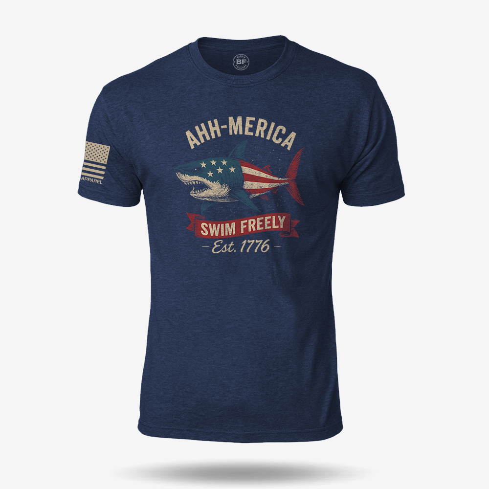 Ahh Merica Swim Freely T Shirt