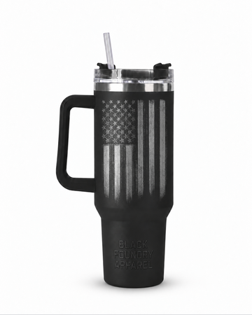 Black Foundry Tumbler With Handle