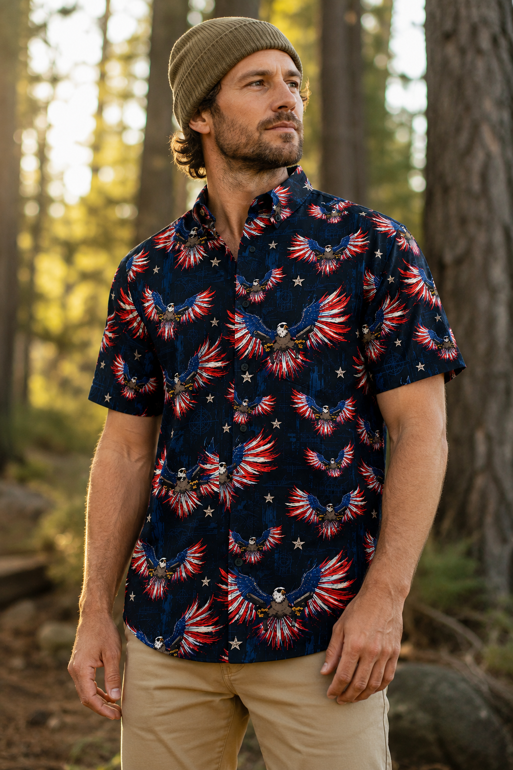American Wings Button Down Shirt