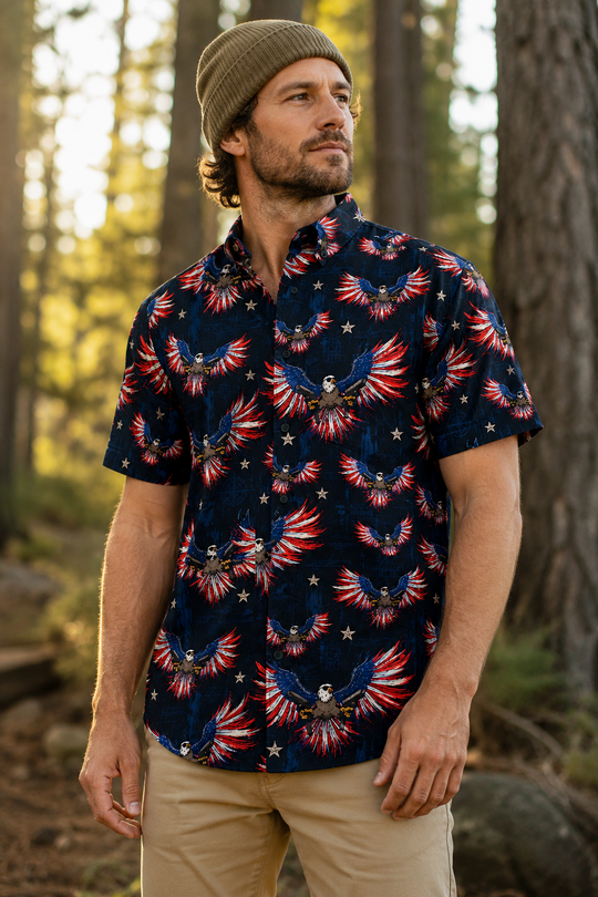 American Wings Button Down Shirt
