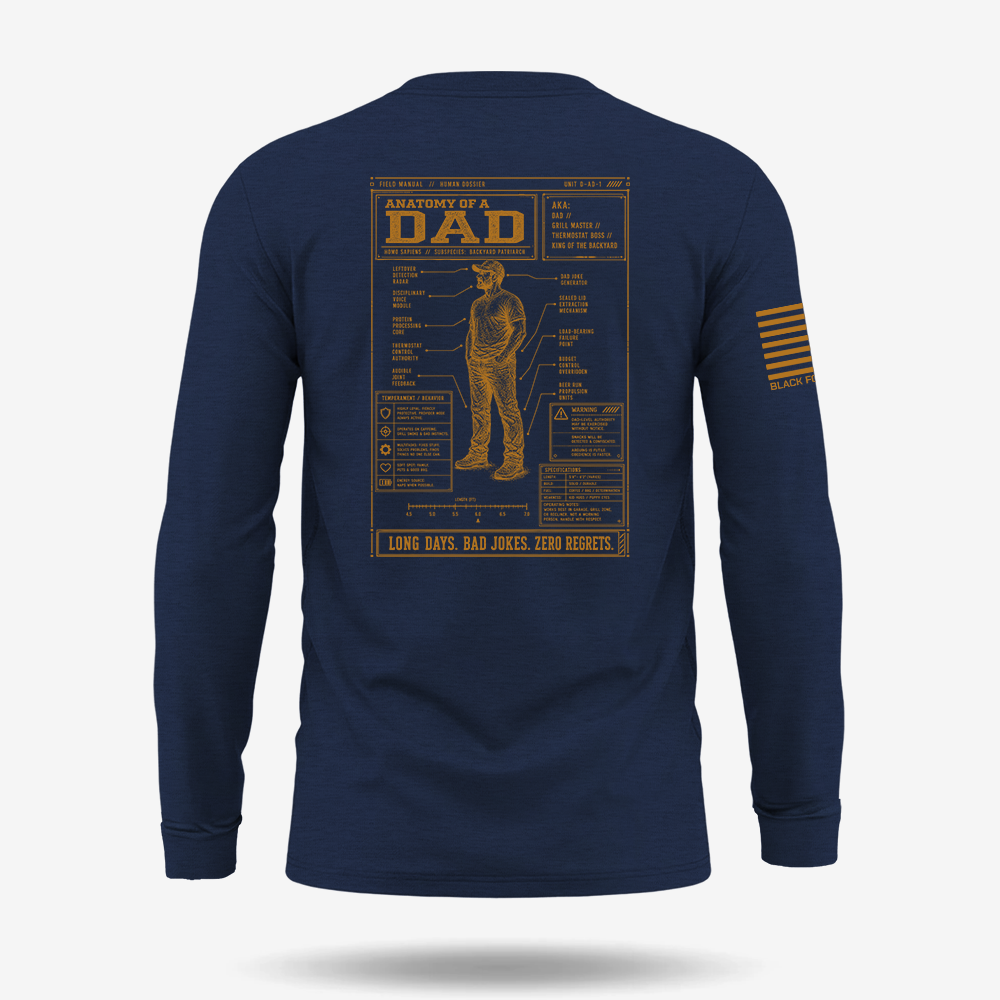 Anatomy of Dad Long Sleeve