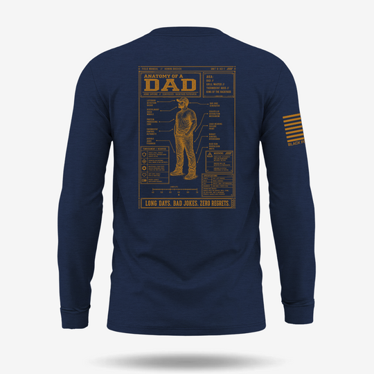Anatomy of Dad Long Sleeve