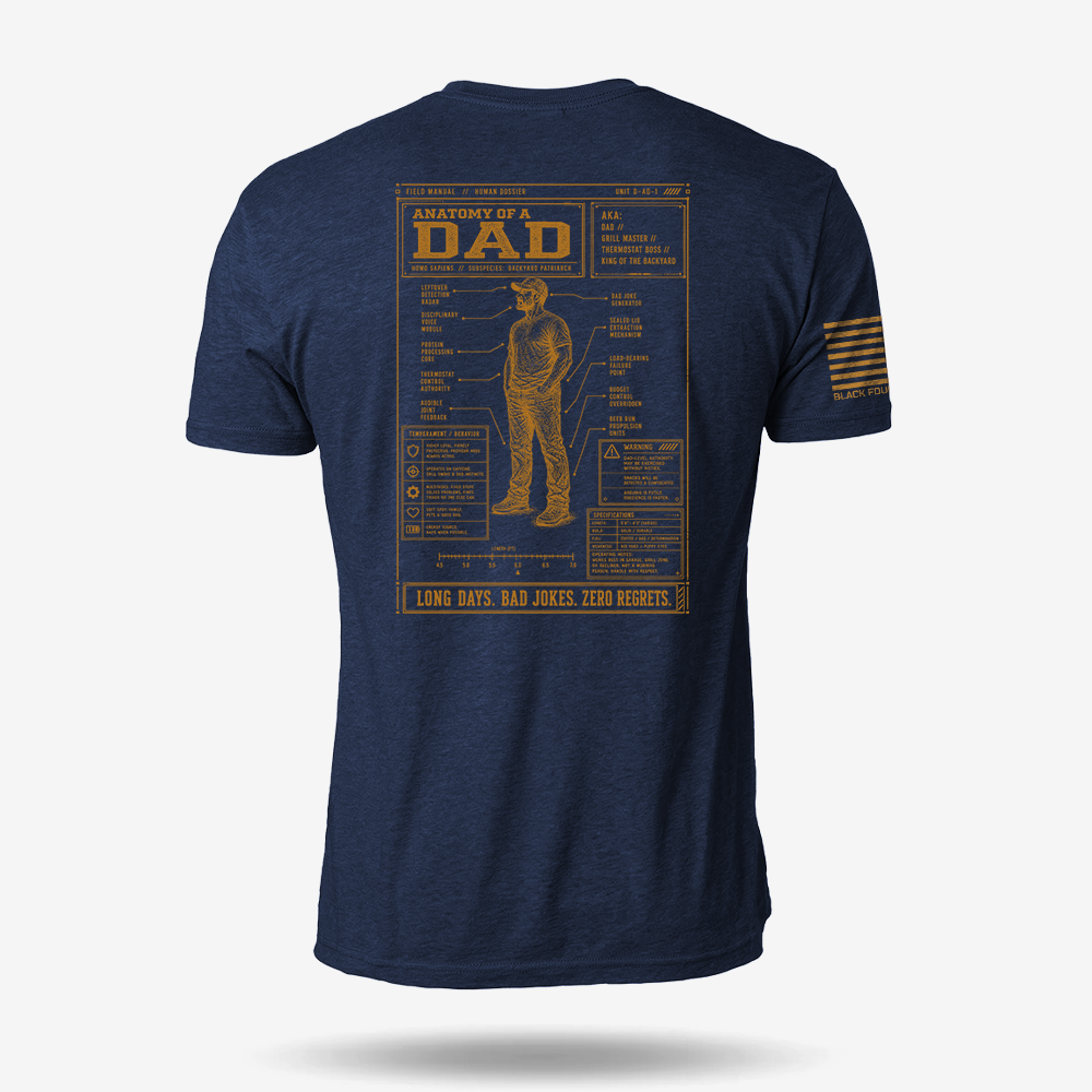Anatomy of Dad T Shirt