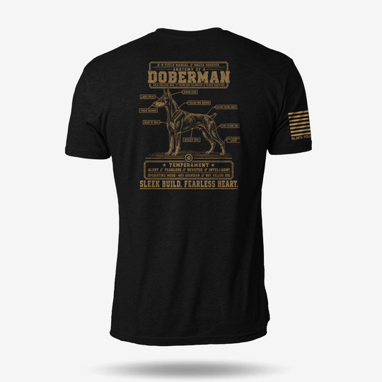 Anatomy of a Doberman T Shirt