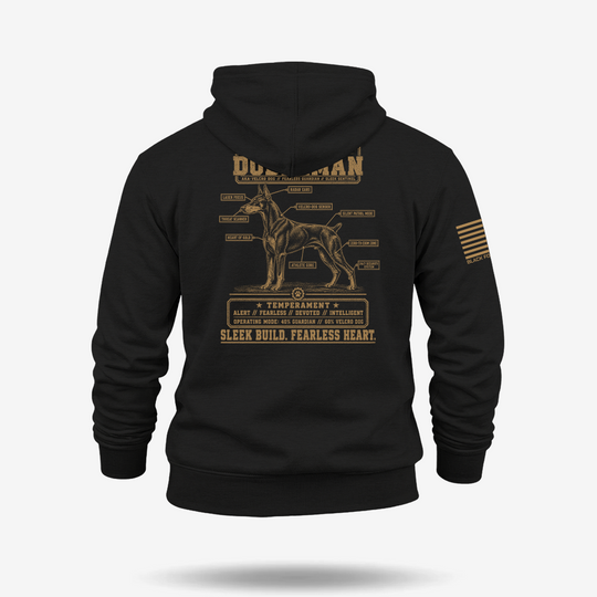 Anatomy of a Doberman Hoodie