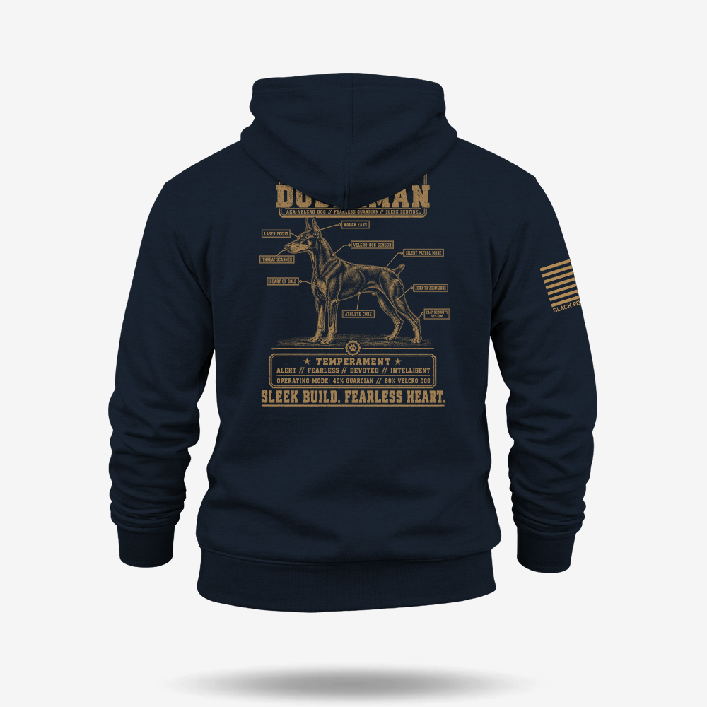 Anatomy of a Doberman Hoodie