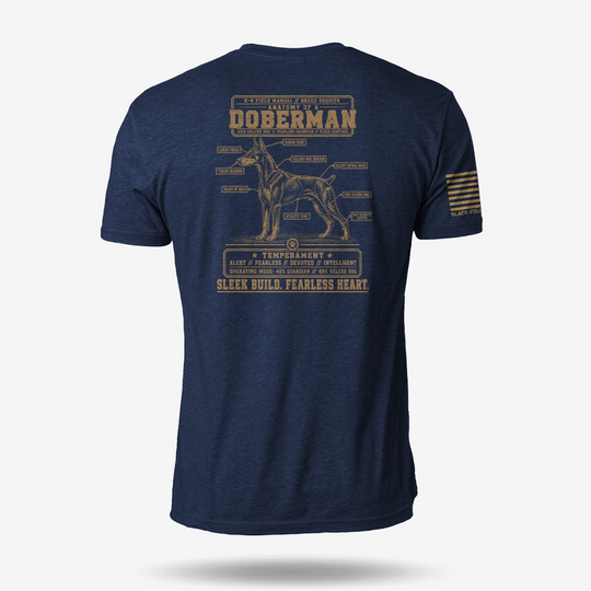 Anatomy of a Doberman T Shirt