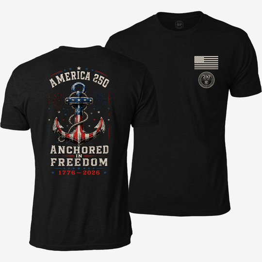 Anchored in Freedom 250 T Shirt