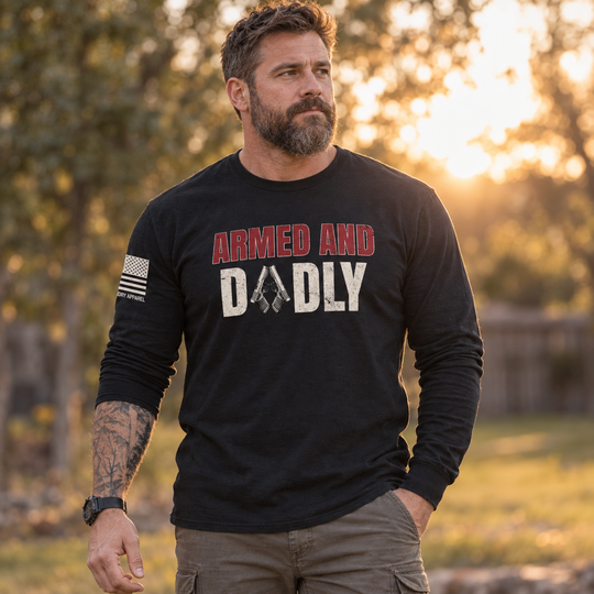 Armed &amp; Dadly Long Sleeve
