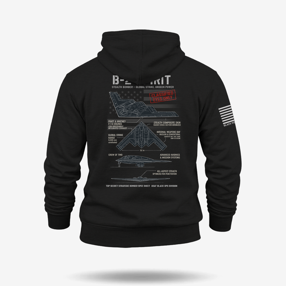 B-2 Spirit Schematic Hoodie