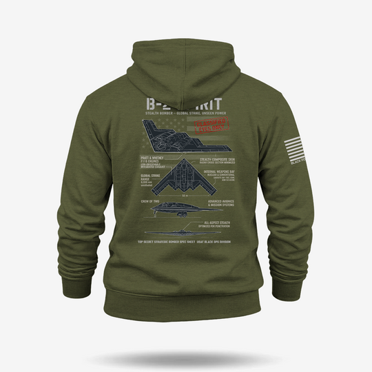 B-2 Spirit Schematic Hoodie