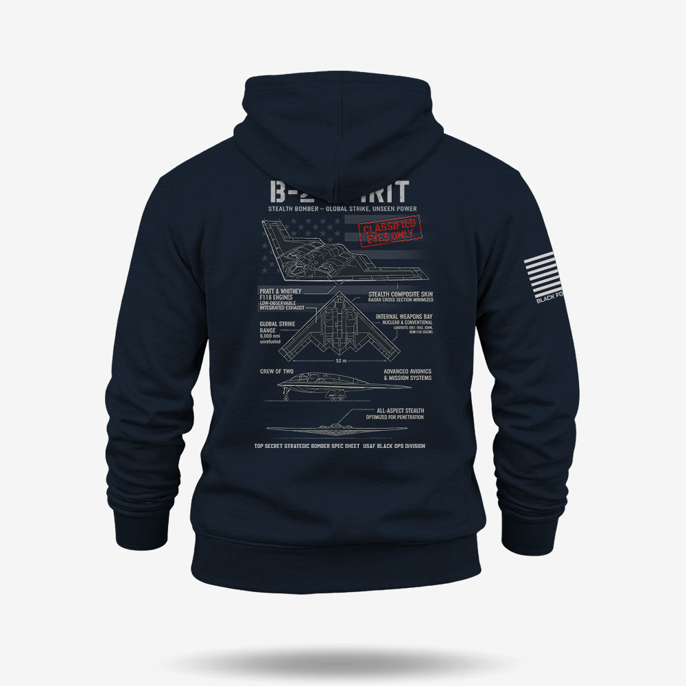 B-2 Spirit Schematic Hoodie