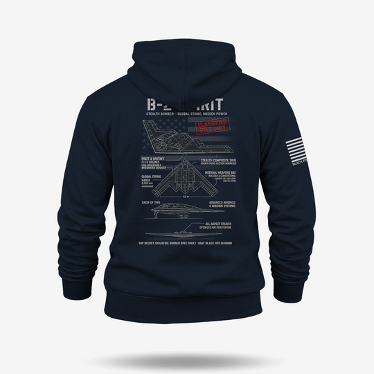 B-2 Spirit Schematic Hoodie
