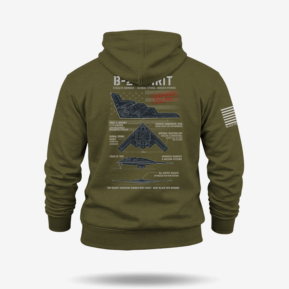 B-2 Spirit Schematic Hoodie