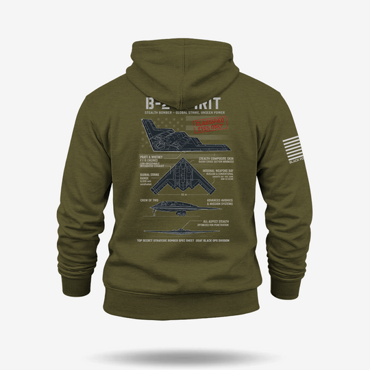 B-2 Spirit Schematic Hoodie