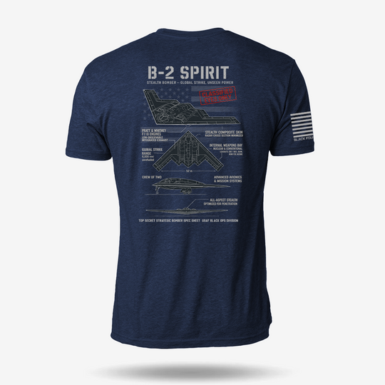 B-2 Spirit Schematic T Shirt