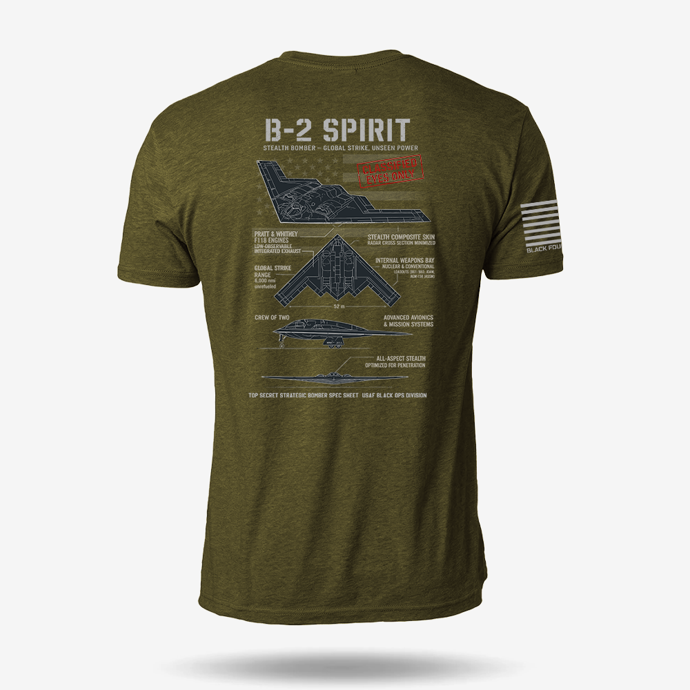 B-2 Spirit Schematic T Shirt