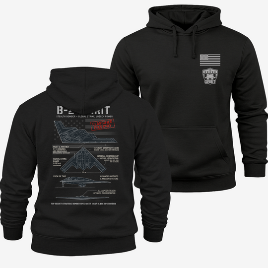 B-2 Spirit Schematic Hoodie