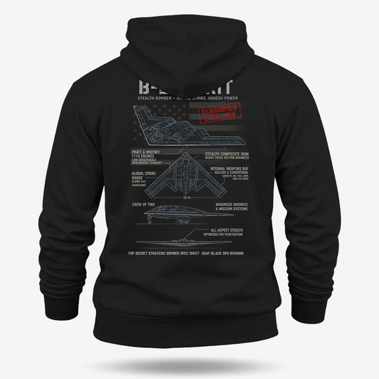 B-2 Spirit Schematic Hoodie