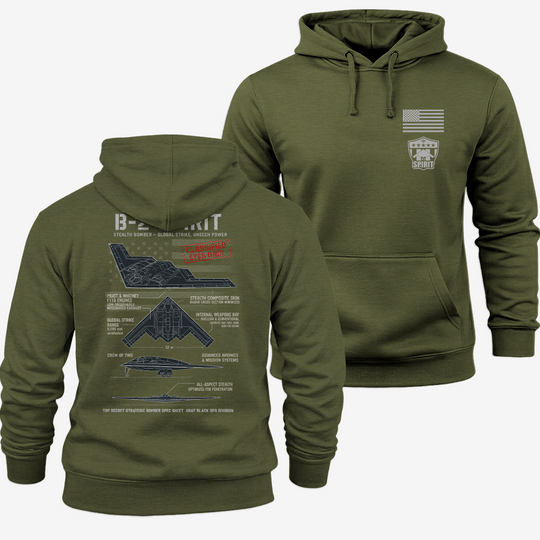 B-2 Spirit Schematic Hoodie