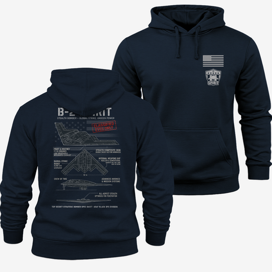 B-2 Spirit Schematic Hoodie