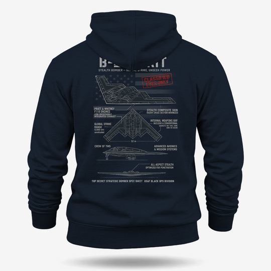 B-2 Spirit Schematic Hoodie