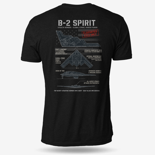 B-2 Spirit Schematic T Shirt
