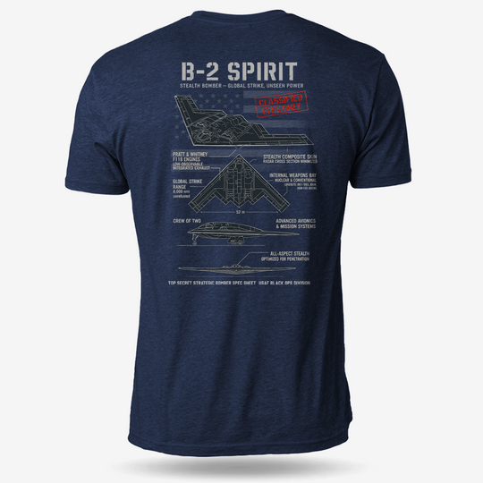 B-2 Spirit Schematic T Shirt