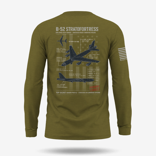 B-52 Stratofortress Schematic Long Sleeve