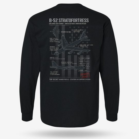 B-52 Stratofortress Schematic Long Sleeve