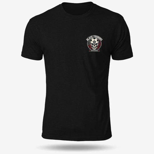 USA Soccer Skull T Shirt