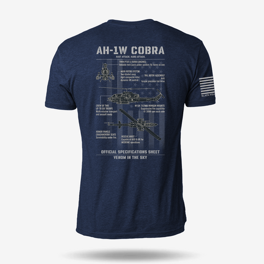 Bell AH-1 SuperCobra Schematic T Shirt