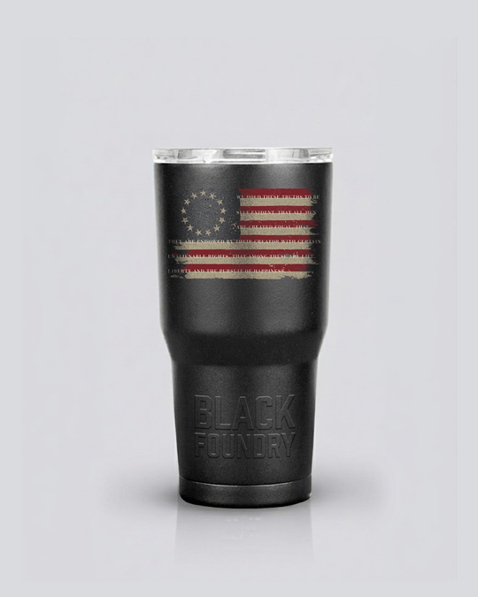 Besty Ross American Flag Tumbler