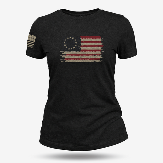 Betsy Ross America Flag Declaration Women&