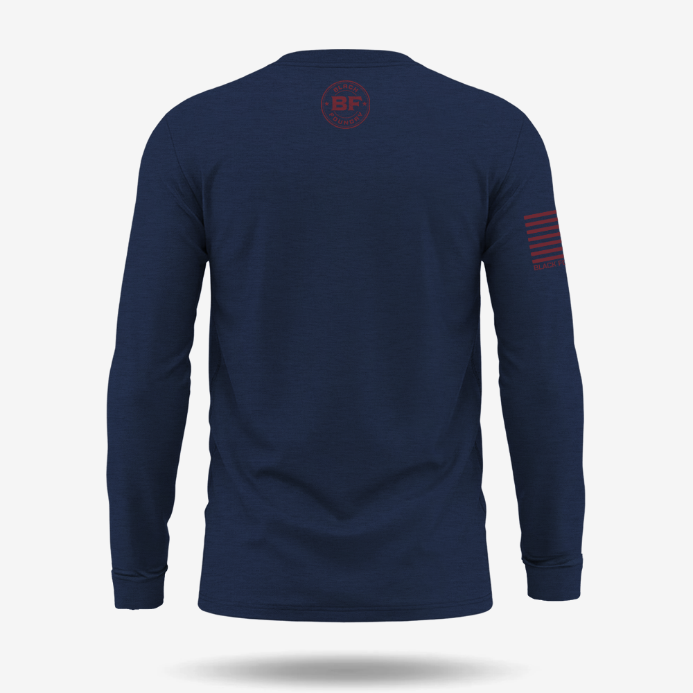 Betsy Ross America Flag Declaration Long Sleeve