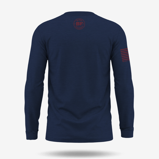 Betsy Ross America Flag Declaration Long Sleeve