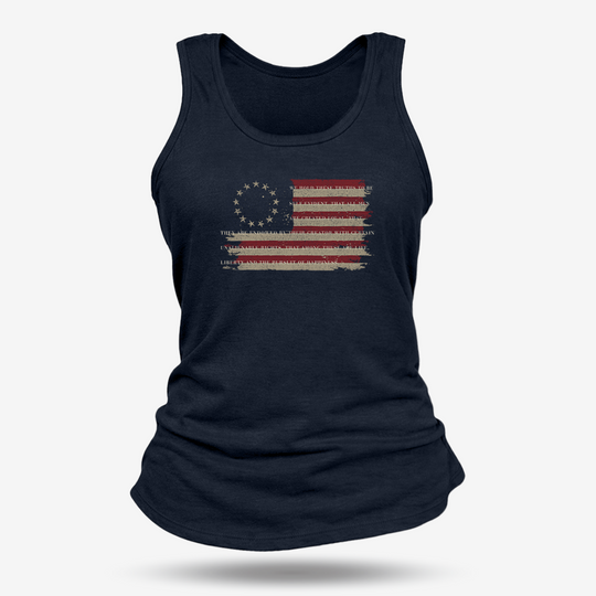 Betsy Ross America Flag Declaration Women&