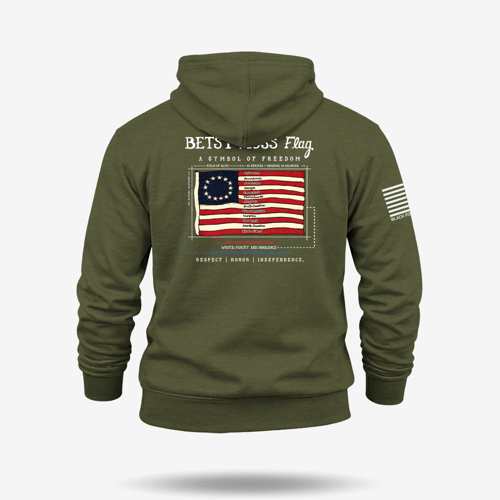 Betsy Ross Flag Hoodie