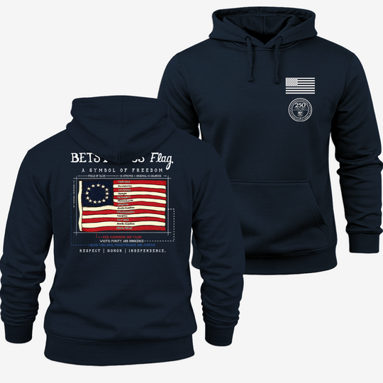 Betsy Ross Flag Hoodie