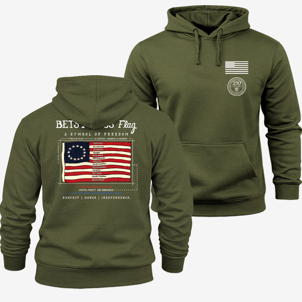 Betsy Ross Flag Hoodie