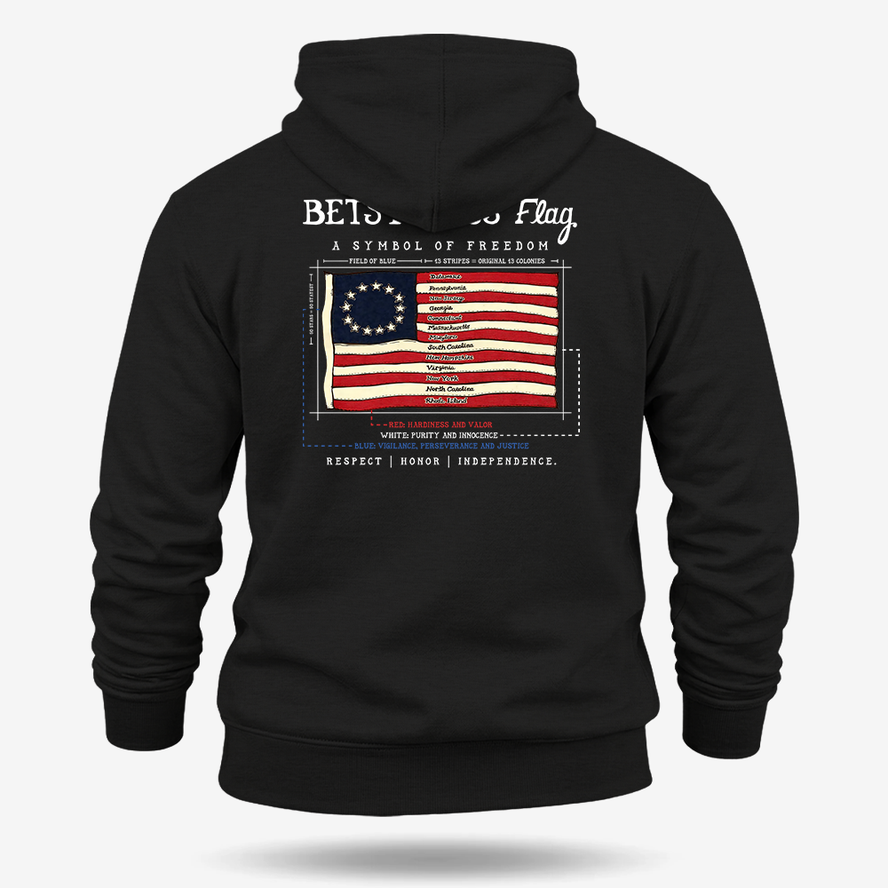 Betsy Ross Flag Hoodie
